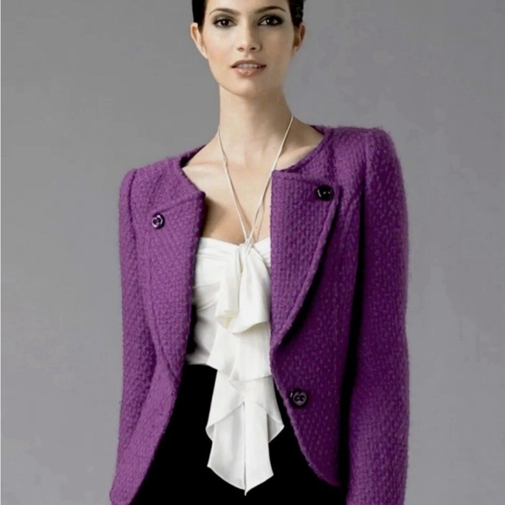 Escada One Button Lapel Blazer Size 40/US 10